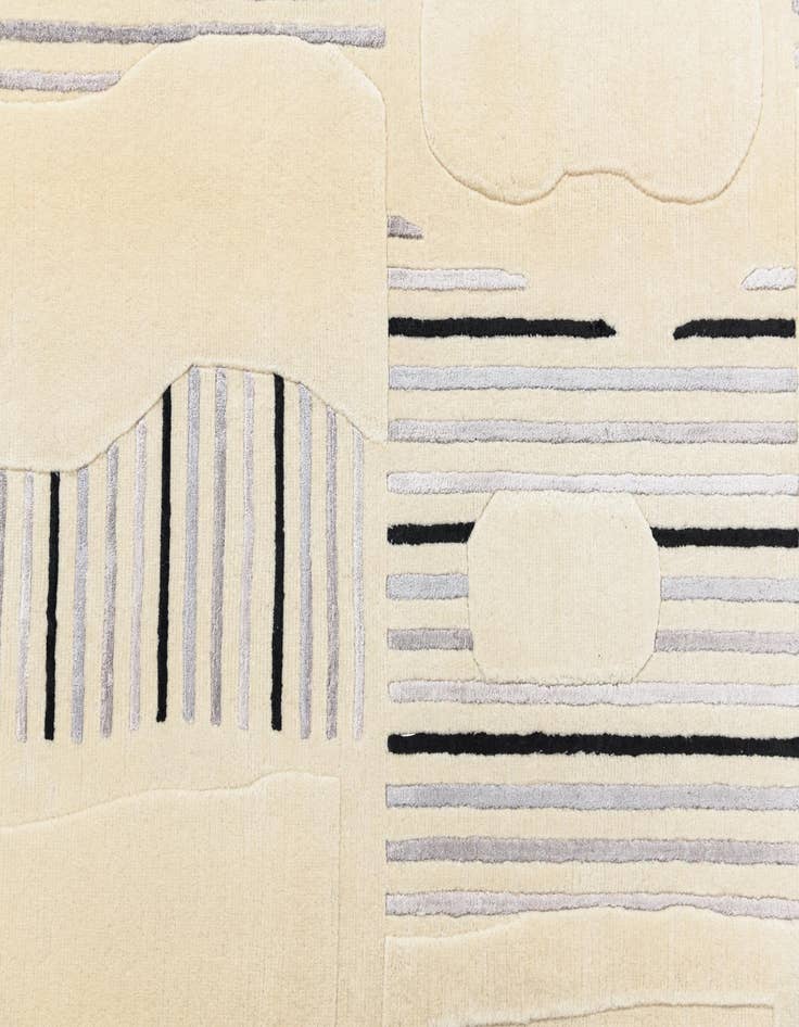 Detail image of 5' 7 x 8'  Hand Knotted Darya Wool Rug