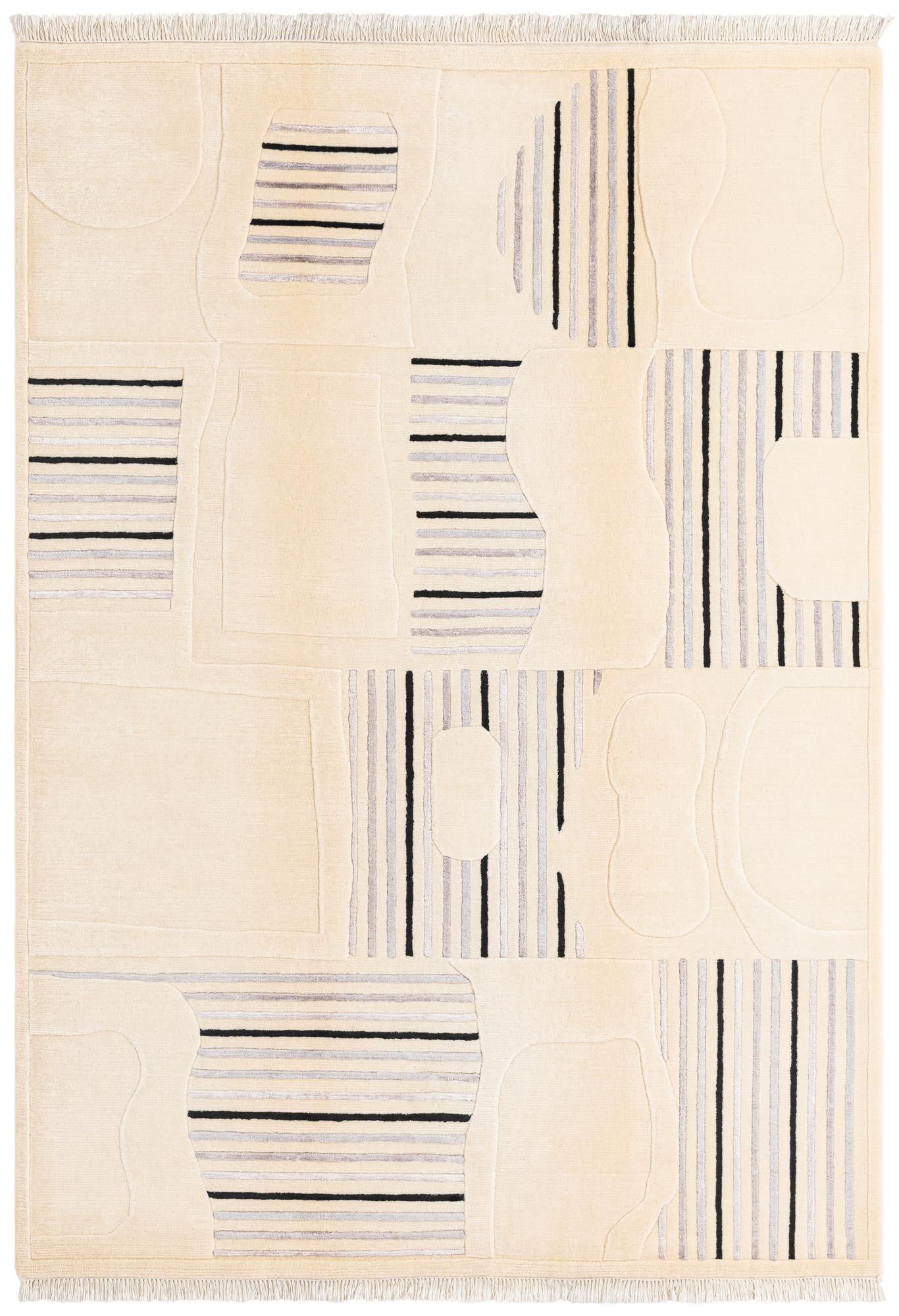 5' 7 x 8' Hand Knotted Darya Wool Rug