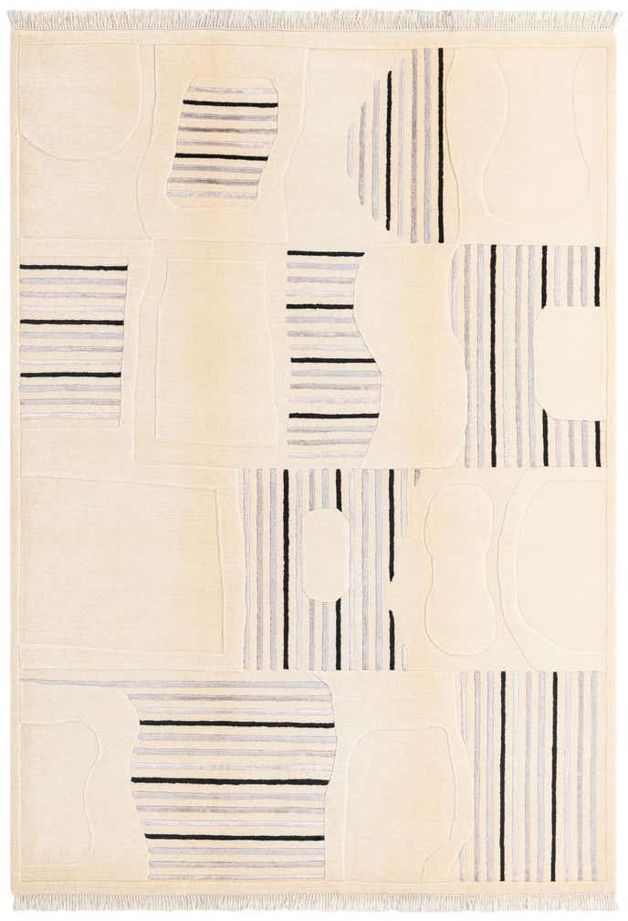 5' 7 x 8' Hand Knotted Darya Wool Rug