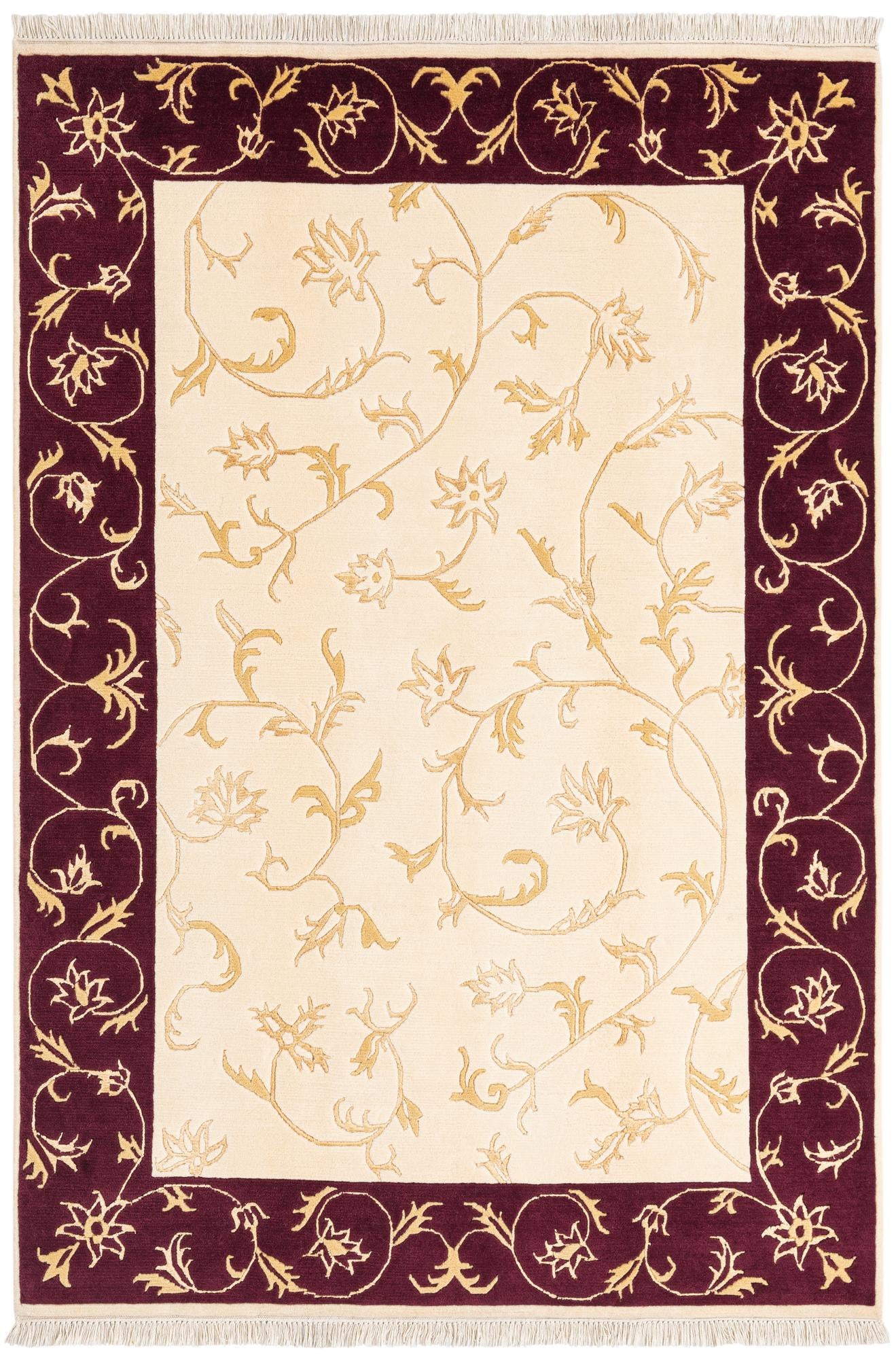 4' 8 x 6' 9 Hand Knotted Darya Rug