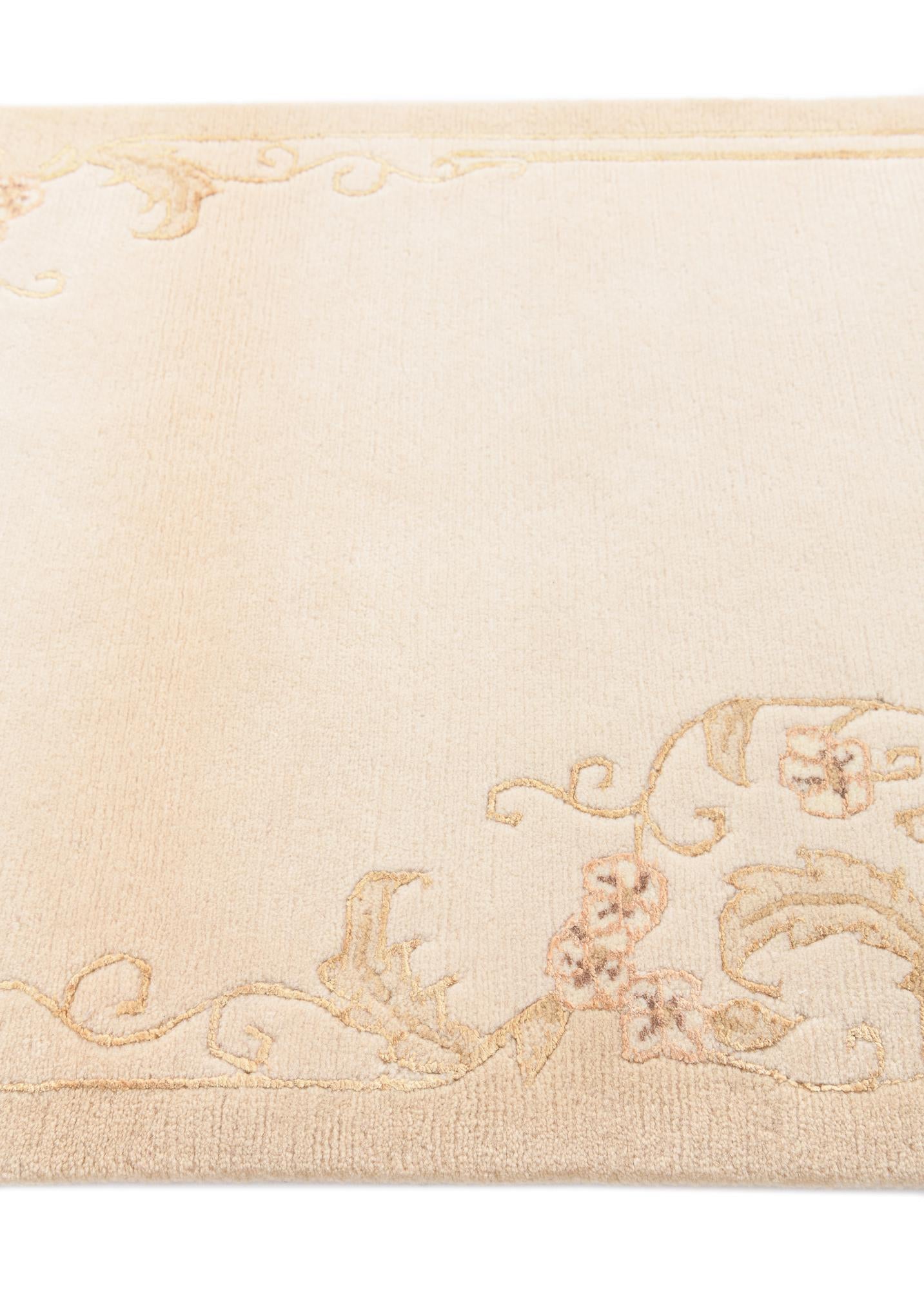2' 7 x 4' 6 Hand Knotted Darya Wool Rug