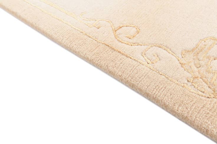 Detail image of 2' 7 x 4' 6 Hand Knotted Darya Wool Rug