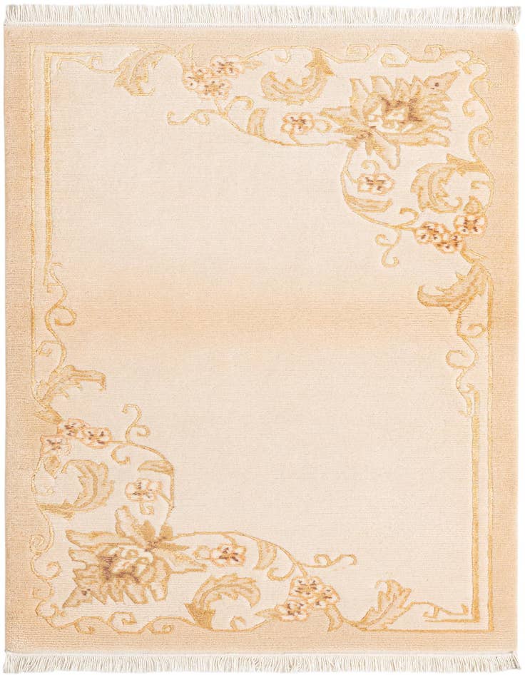 Detail image of 2' 7 x 4' 6 Hand Knotted Darya Wool Rug