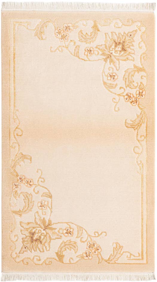 Detail image of 2' 7 x 4' 6 Hand Knotted Darya Wool Rug