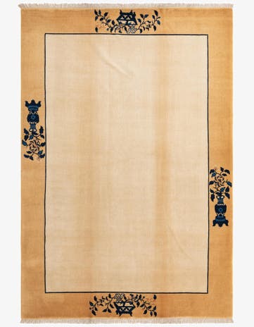 5' 6 x 8' Hand Knotted Darya Wool Rug