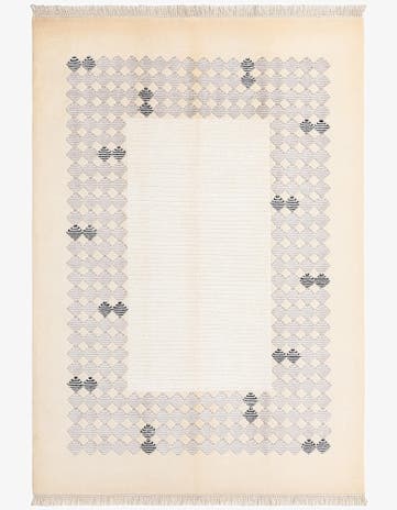 4' 10 x 6' 7 Hand Knotted Darya Wool Rug