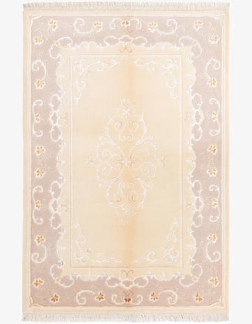 3' 11 x 5' 11 Hand Knotted Darya Wool Rug