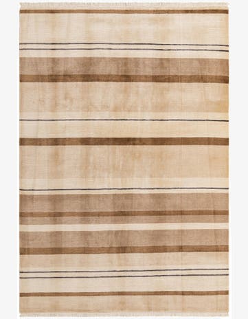 6' 7 x 9' 8 Hand Knotted Darya Wool Rug