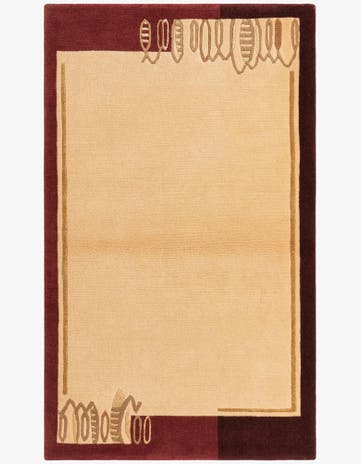 2' 11 x 4' 11 Hand Knotted Darya Wool Rug