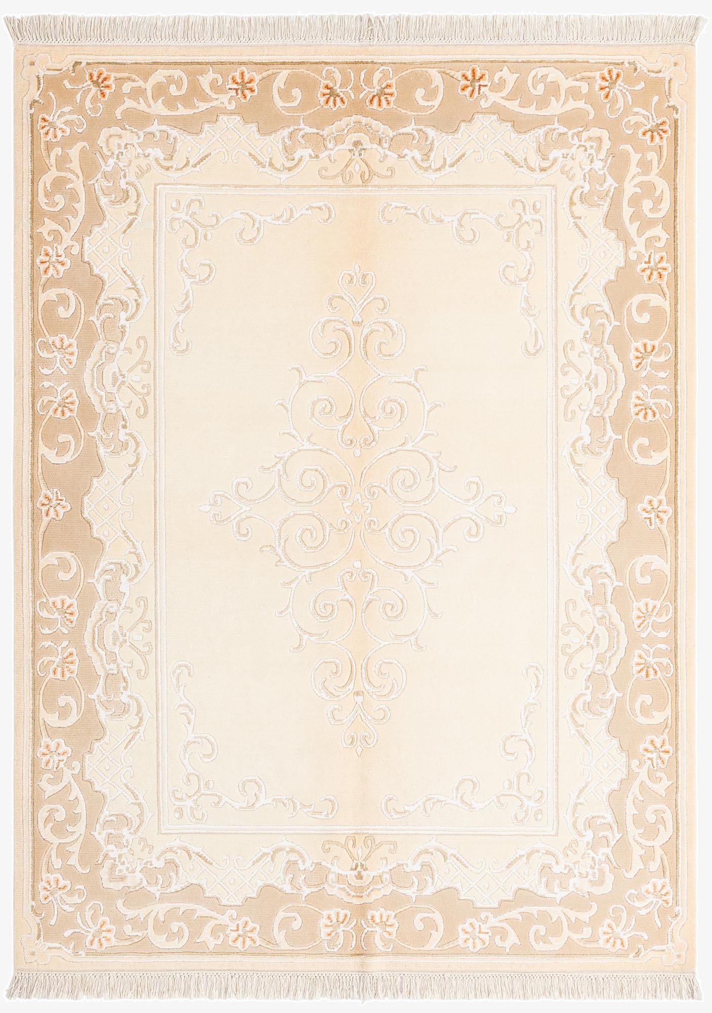 5' 1 x 6' 8  Hand Knotted Darya Wool Rug