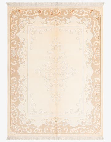 5' 1 x 6' 8 Hand Knotted Darya Wool Rug