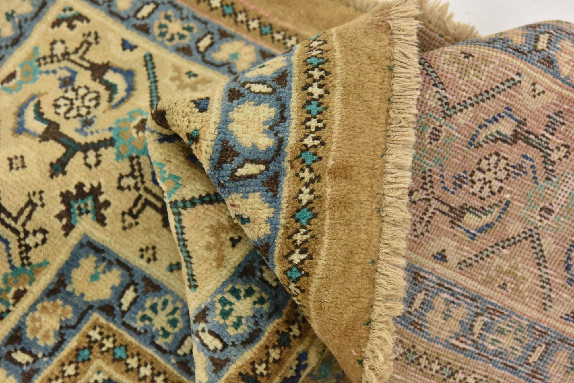 10' x 13' 5 Hand Knotted Farahan Persian Wool Rug