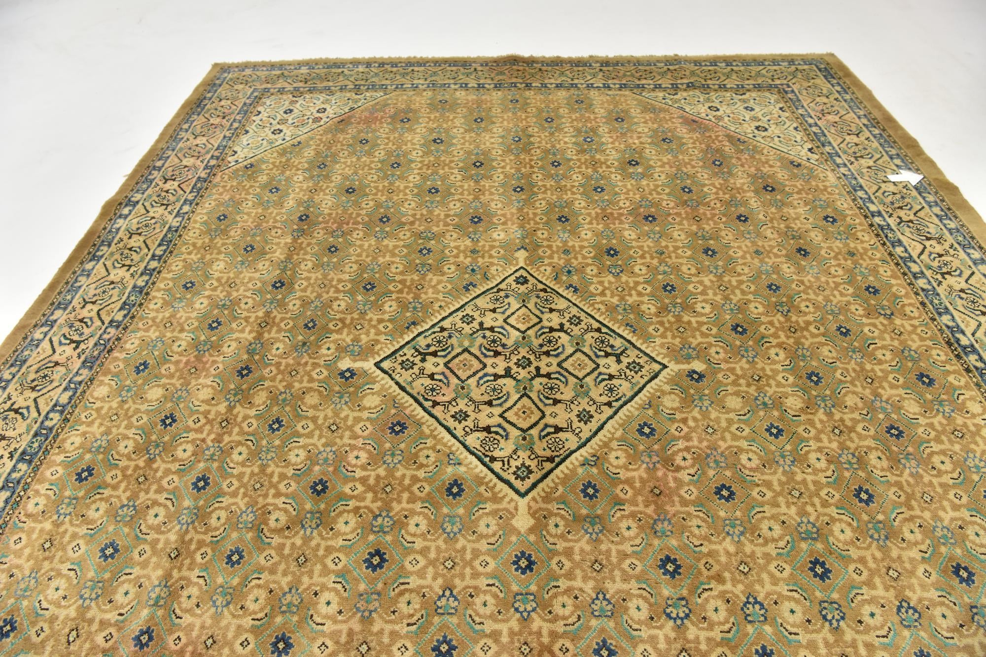 10' x 13' 5 Hand Knotted Farahan Persian Wool Rug