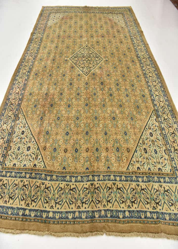 10' x 13' 5 Hand Knotted Farahan Persian Wool Rug
