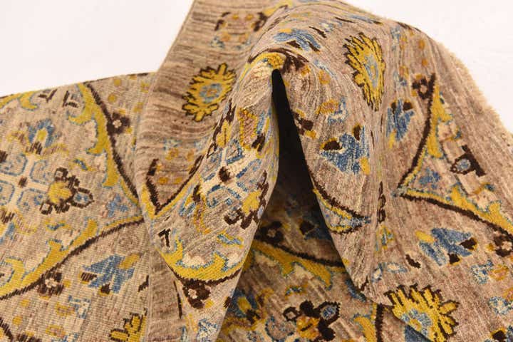 6' x 8' 8 Hand Knotted Ikat Oriental Rug