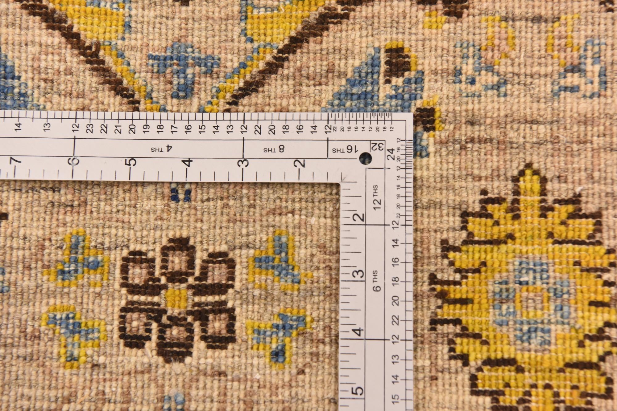 6' x 8' 8 Hand Knotted Ikat Oriental Rug