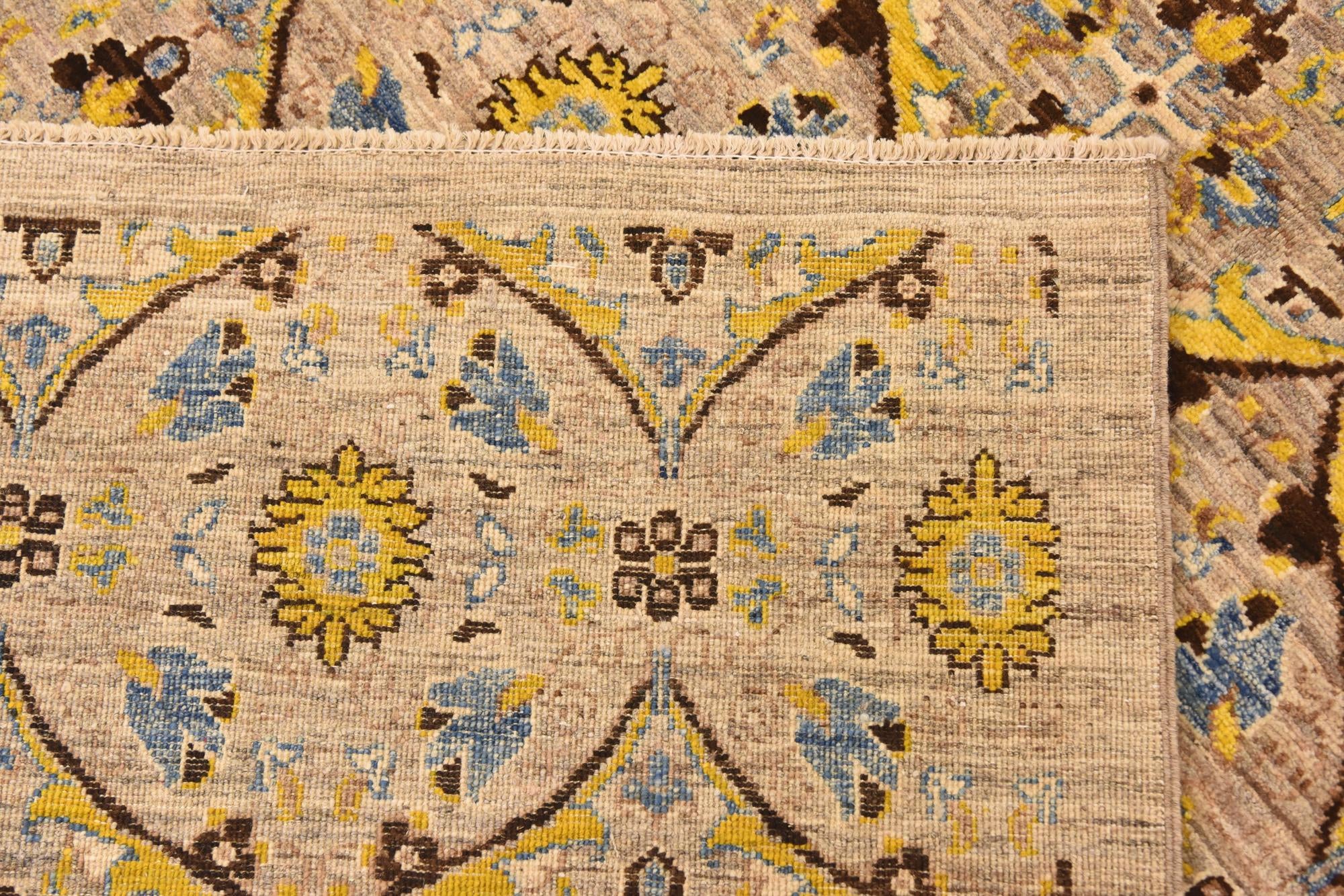 6' x 8' 8 Hand Knotted Ikat Oriental Rug