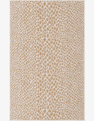 Dark Beige Easy-Clean Jill Zarin Cape Town Indoor / Outdoor Rug