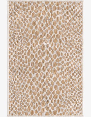 Dark Beige Easy-Clean Jill Zarin Cape Town Indoor / Outdoor Rug