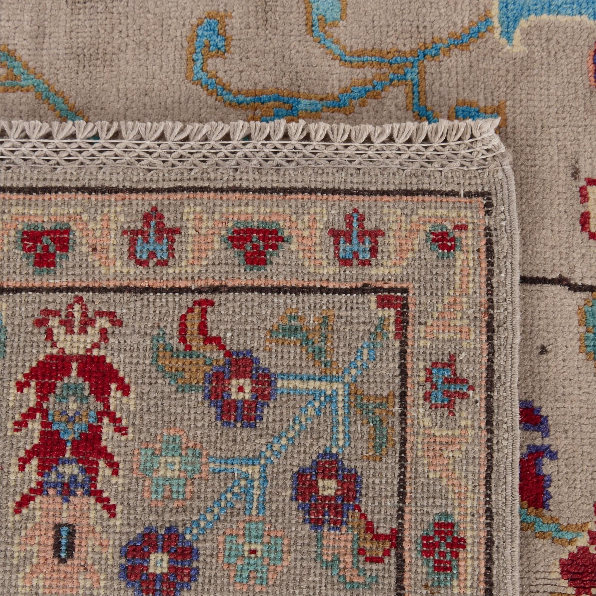 160cm x 235cm Hand Knotted Kazak Rug