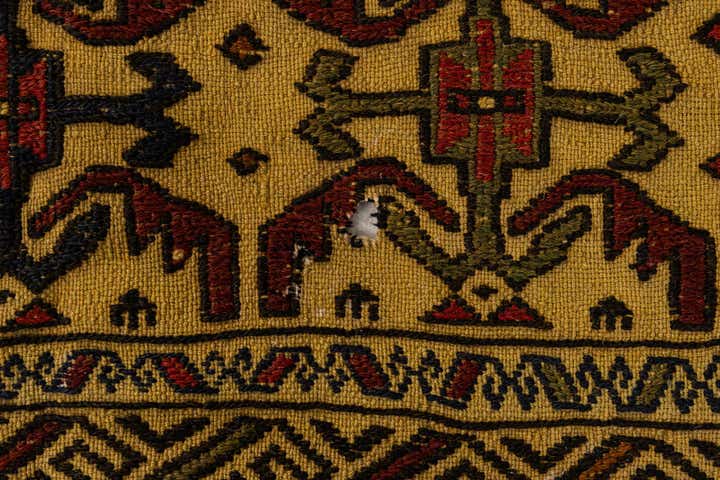4' 4 x 6' 7 Hand Woven Kilim Afghan Wool Rug