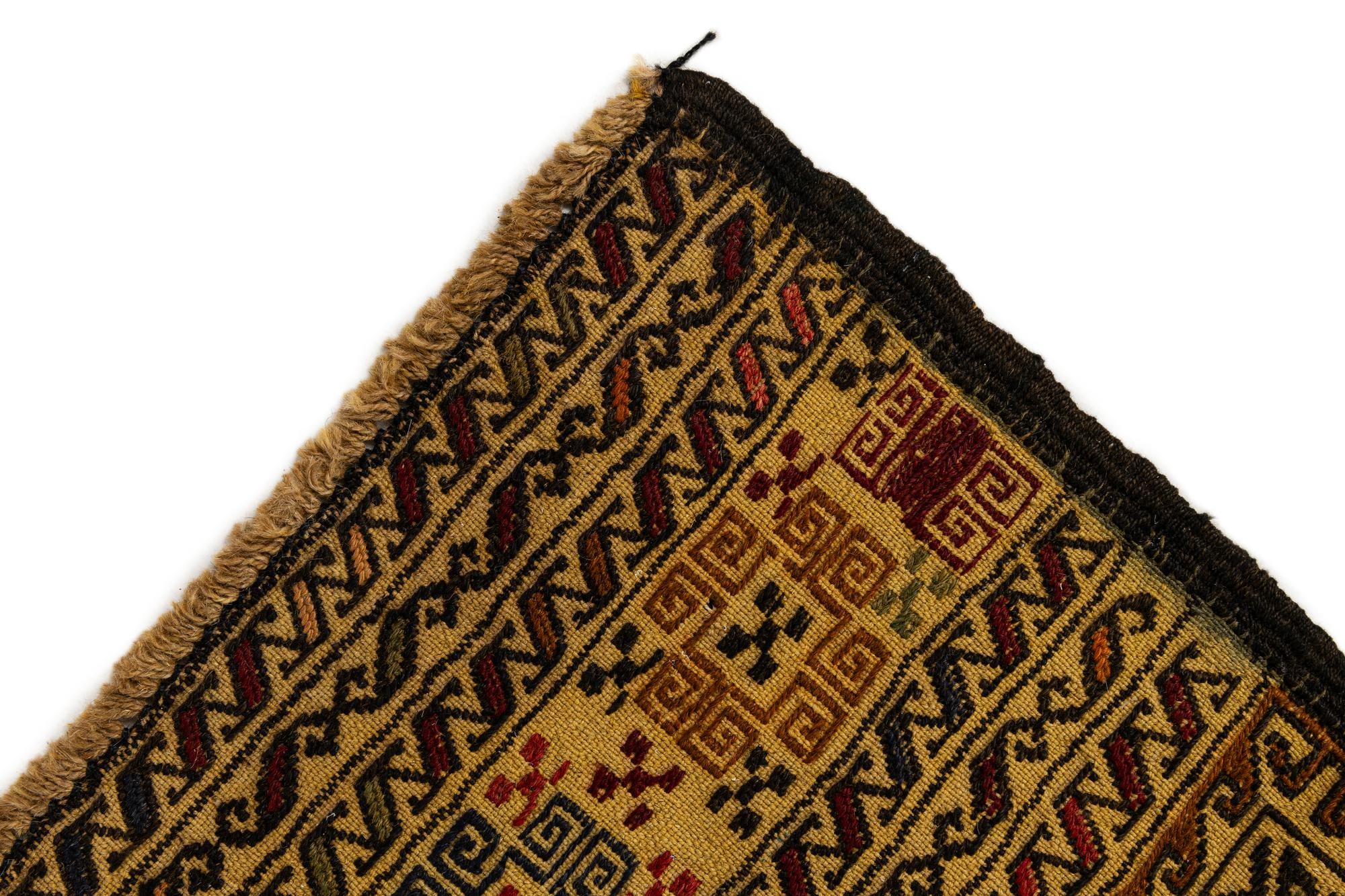 130cm x 200cm Hand Woven Kilim Afghan Wool Rug