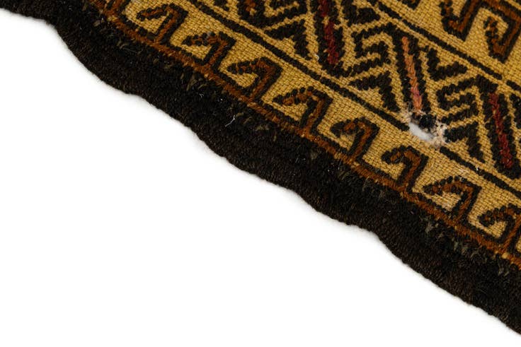 Detail image of 4' 4 x 6' 7 Hand Woven Kilim Afghan Wool Rug