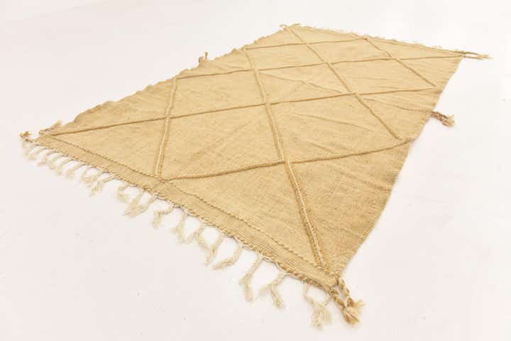 5' 1 x 8' 4 Hand Knotted Moroccan Wool Rug