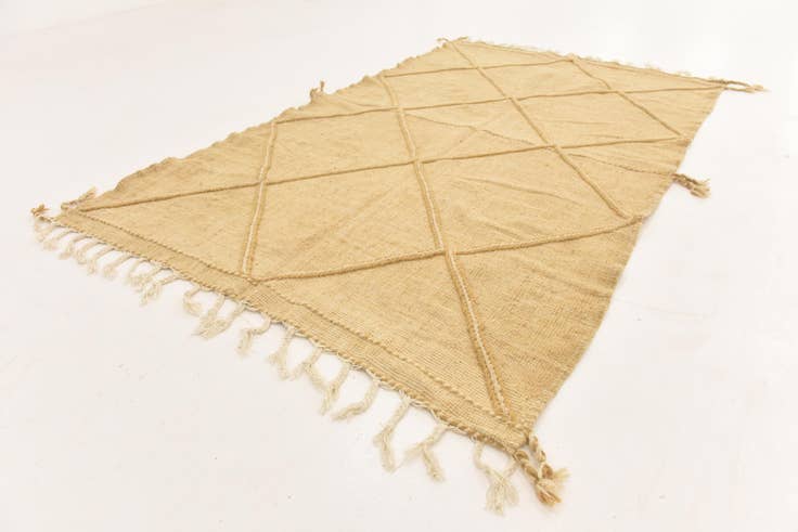 Detail image of 5' 1 x 8' 4 Hand Knotted Moroccan Wool Rug