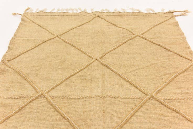 Detail image of 5' 1 x 8' 4 Hand Knotted Moroccan Wool Rug