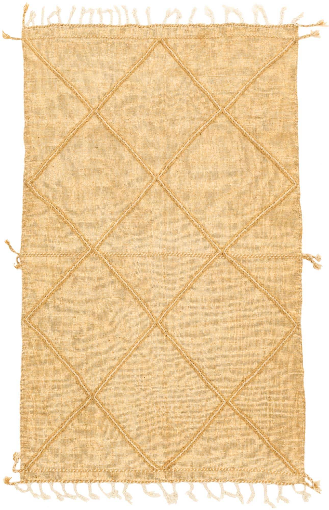 5' 1 x 8' 4 Hand Knotted Moroccan Wool Rug