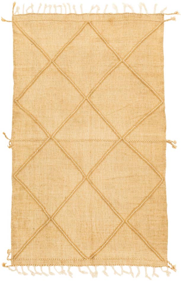 Detail image of 5' 1 x 8' 4 Hand Knotted Moroccan Wool Rug