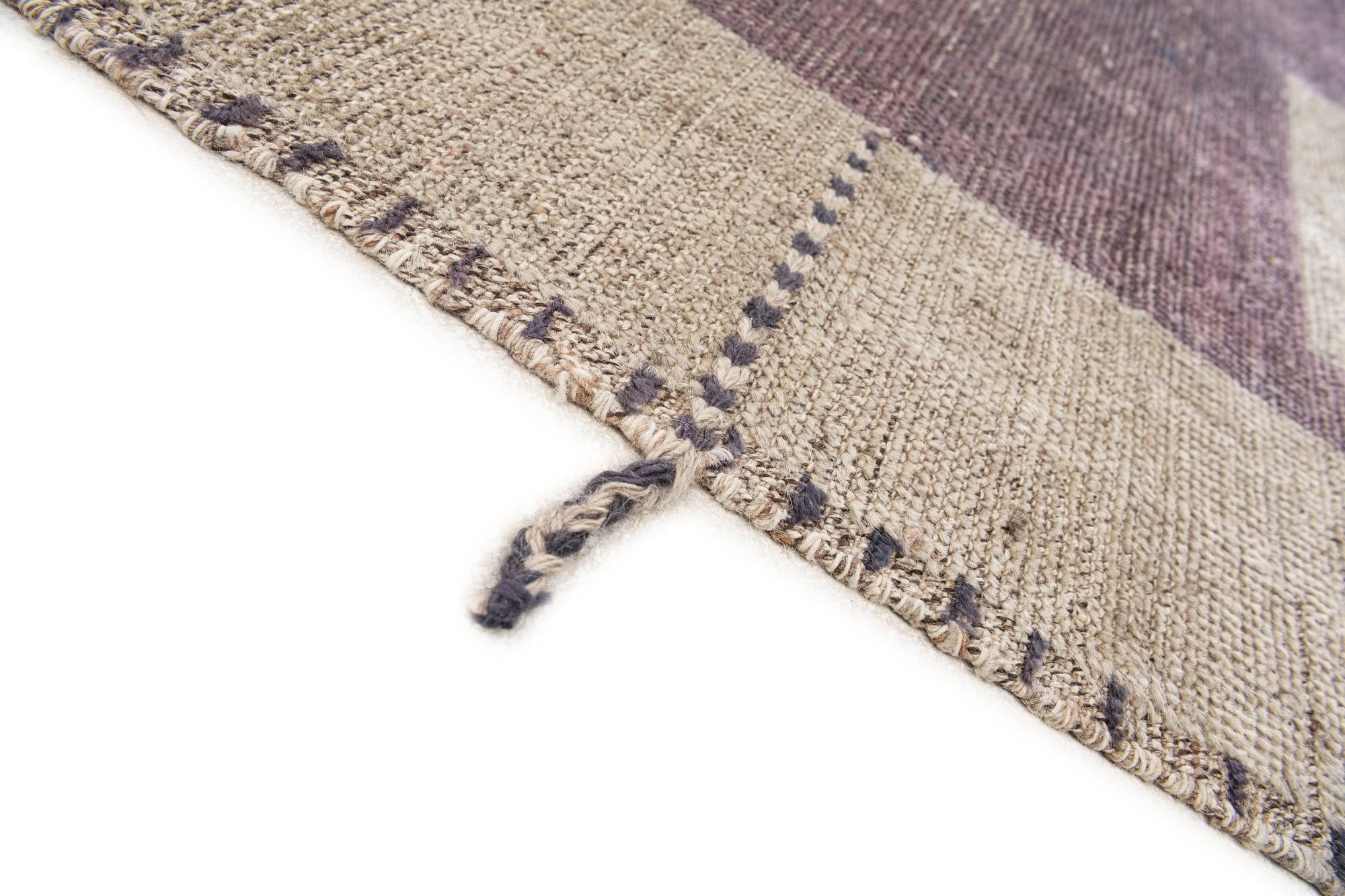 8' 1 x 9' 10 Hand Knotted Moroccan Wool Rug