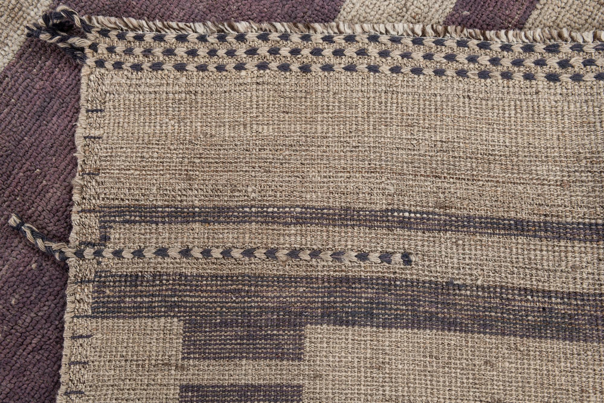 8' 1 x 9' 10 Hand Knotted Moroccan Wool Rug