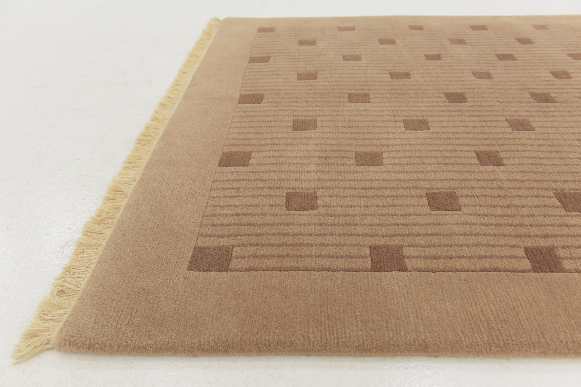 4' 10 x 6' 7 Hand Knotted Nepal Wool Rug