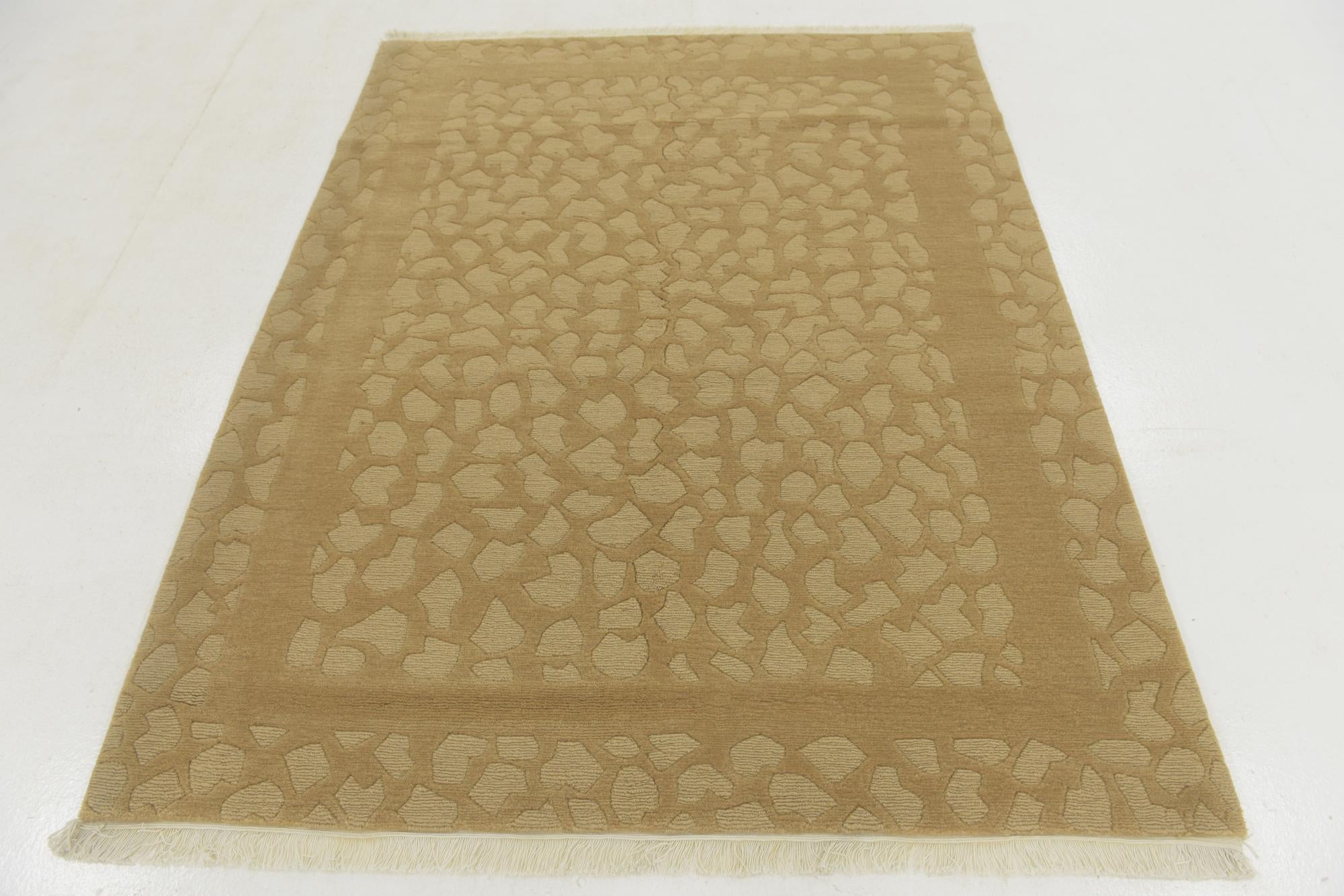 5' 2 x 6' 6 Hand Knotted Nepal Wool Rug