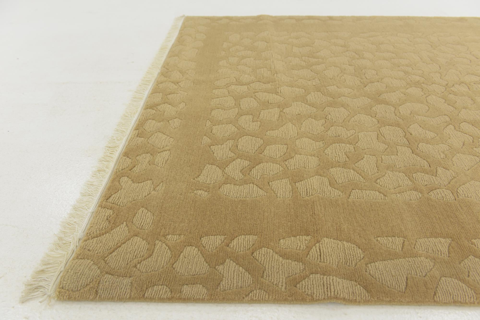 5' 2 x 6' 6 Hand Knotted Nepal Wool Rug