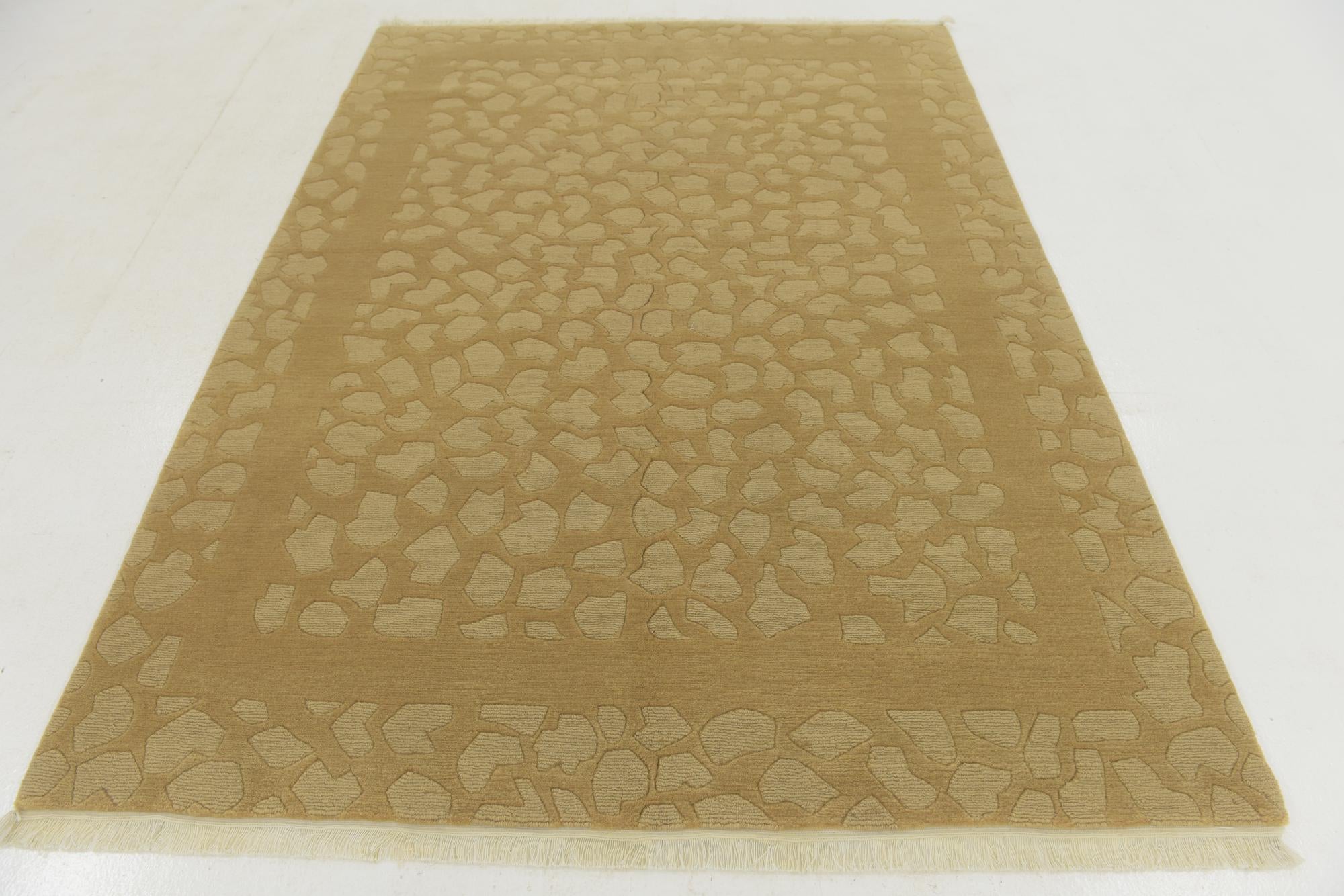 5' 8 x 7' 8 Hand Knotted Nepal Wool Rug