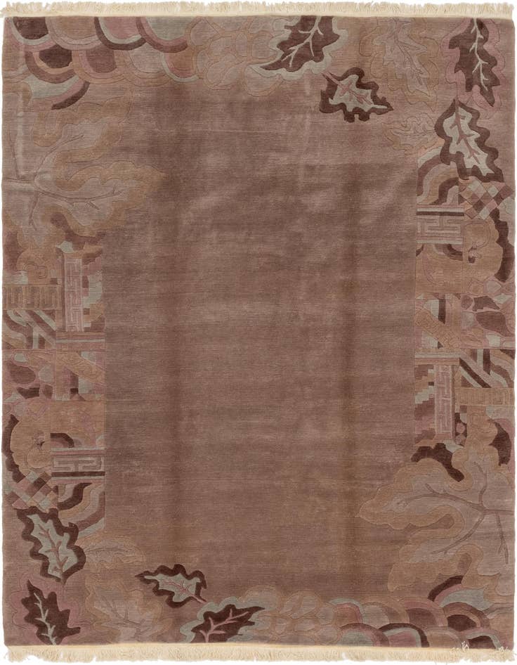 Detail image of 8' 5 x 11' 2 Hand Knotted Nepal Wool Rug
