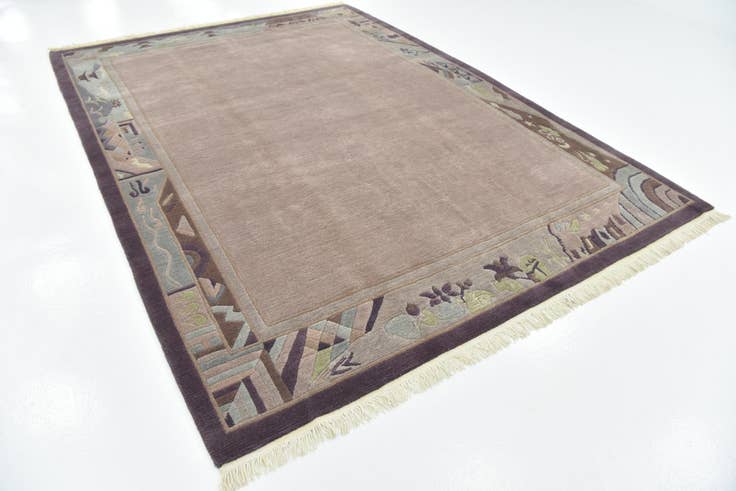 Detail image of 7' 8 x 10' 7 Hand Knotted Nepal Wool Rug
