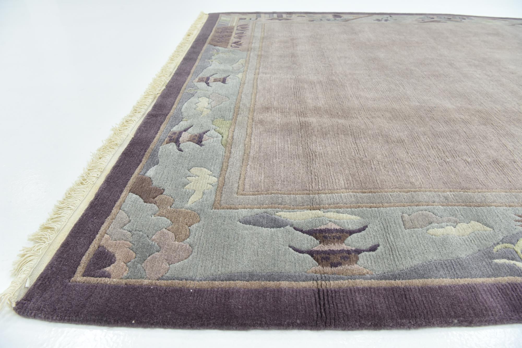 7' 8 x 10' 7 Hand Knotted Nepal Wool Rug