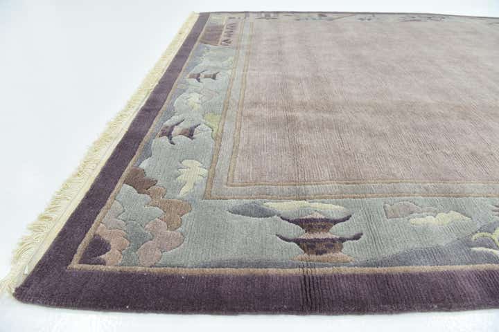 7' 8 x 10' 7 Hand Knotted Nepal Wool Rug
