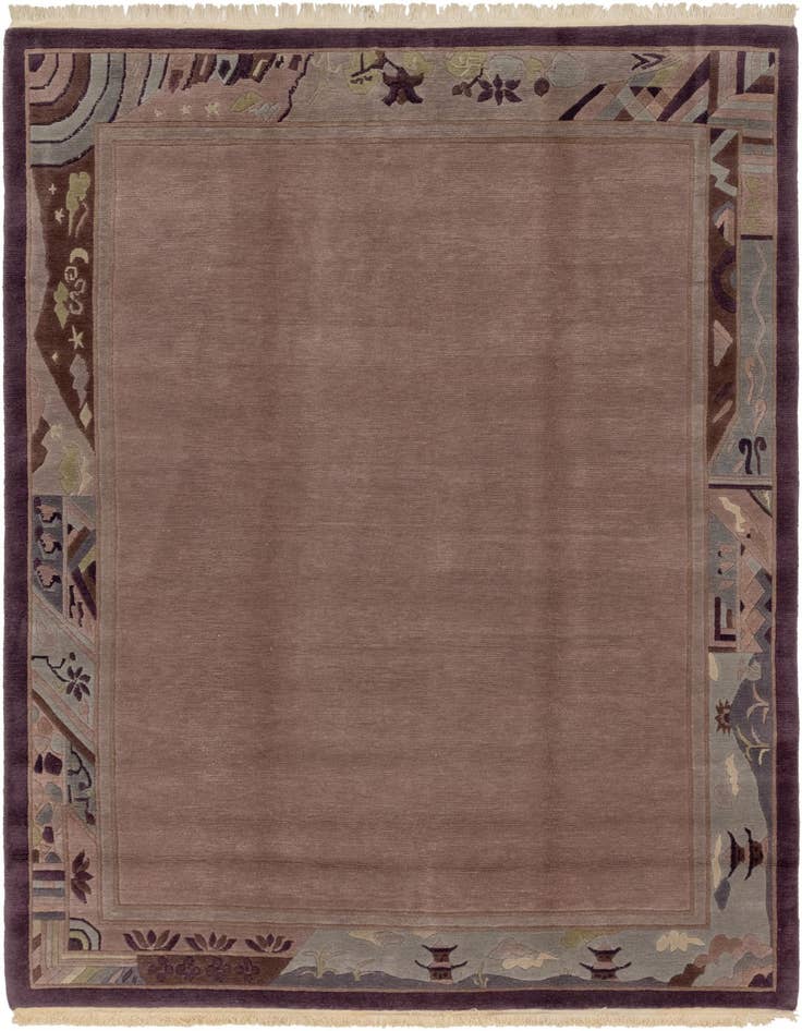 Detail image of 7' 8 x 10' 7 Hand Knotted Nepal Wool Rug