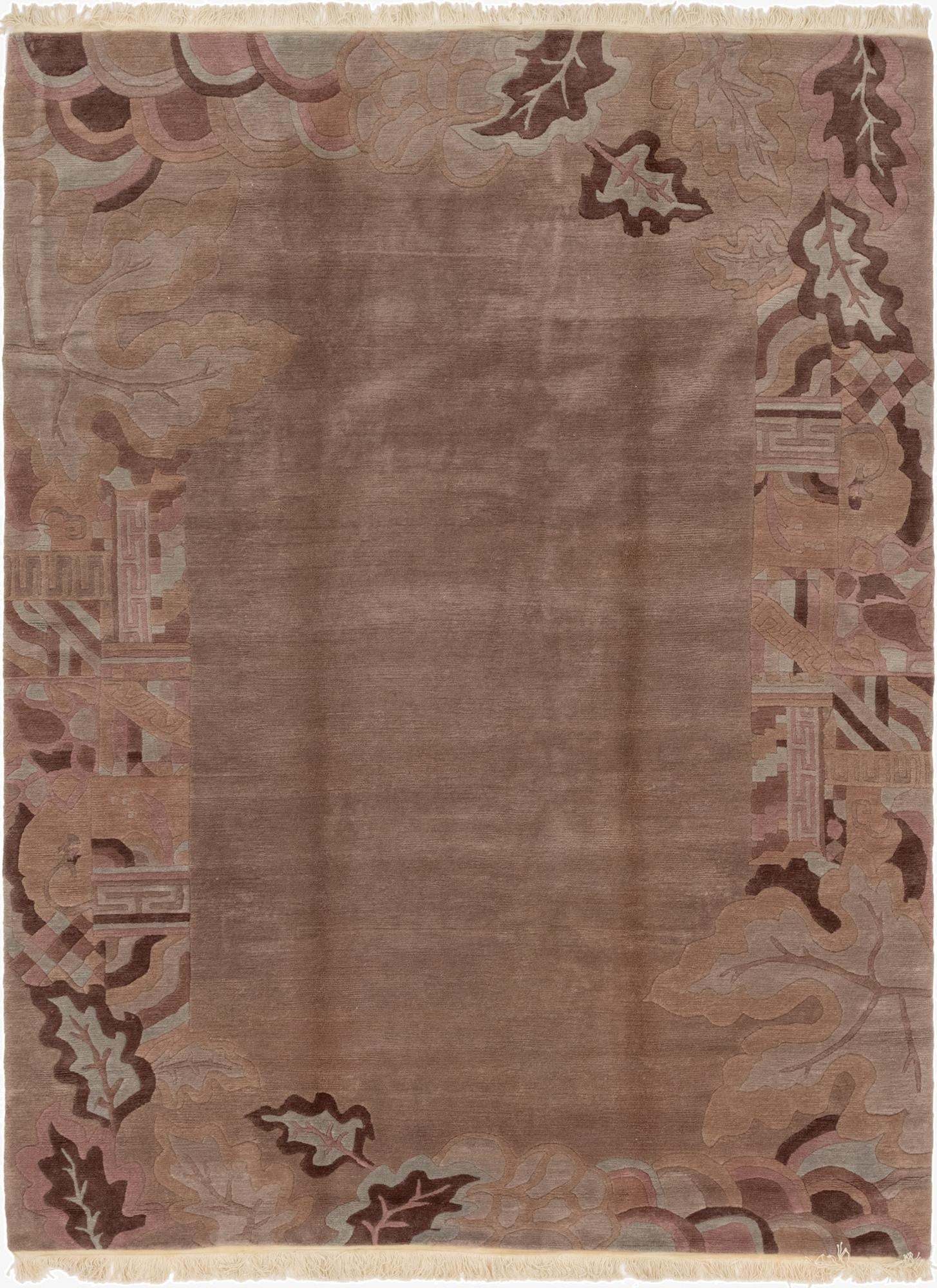 8' 5 x 11' 2  Hand Knotted Nepal Wool Rug