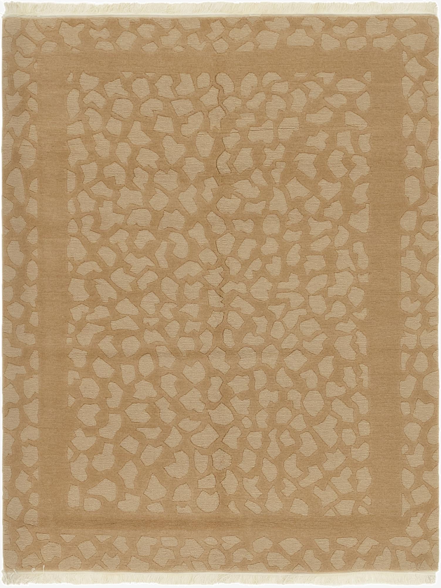 5' 2 x 6' 6  Hand Knotted Nepal Wool Rug