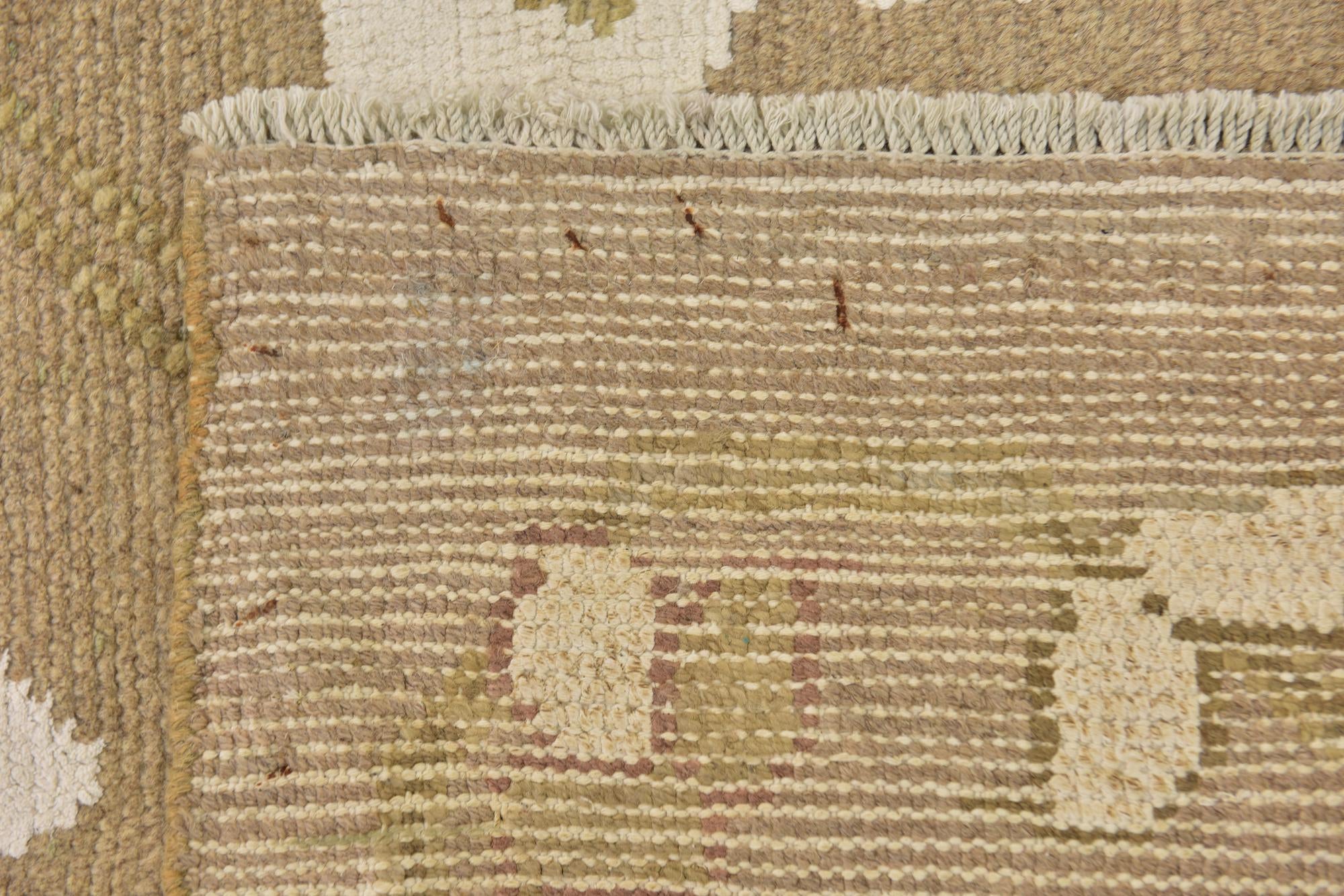 11' 5 x 16' 8 Hand Knotted Oushak Rug