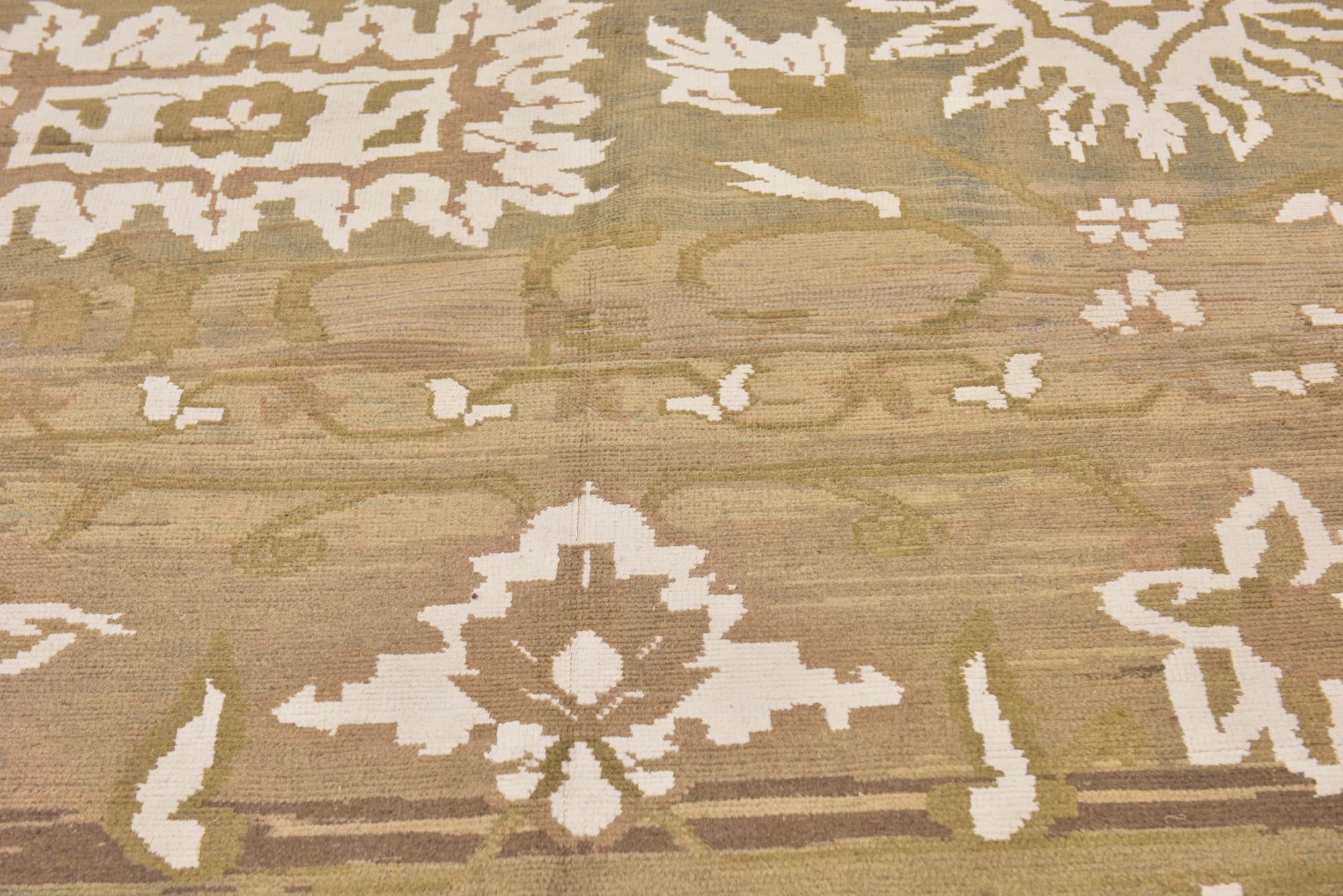 11' 5 x 16' 8 Hand Knotted Oushak Rug