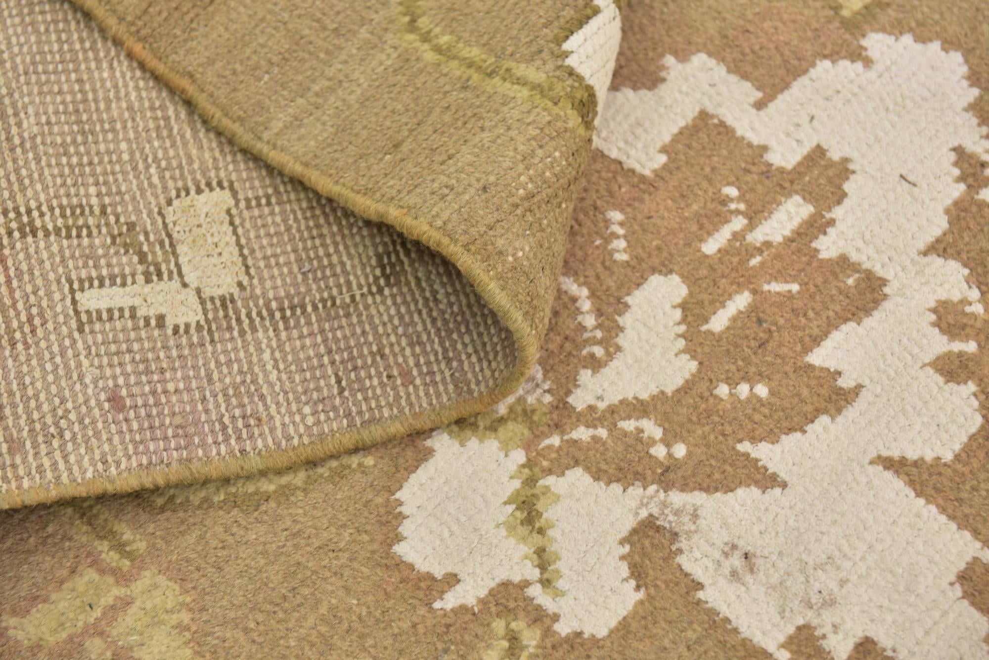 11' 5 x 16' 8 Hand Knotted Oushak Rug