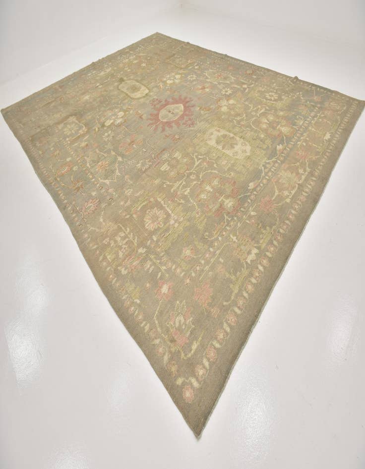 Detail image of 12' x 15' 7  Hand Knotted Oushak Wool Rug