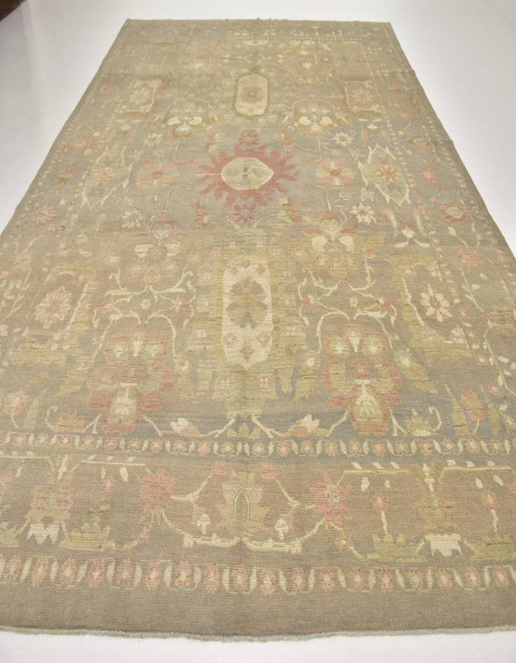 Detail image of 12' x 15' 7  Hand Knotted Oushak Wool Rug